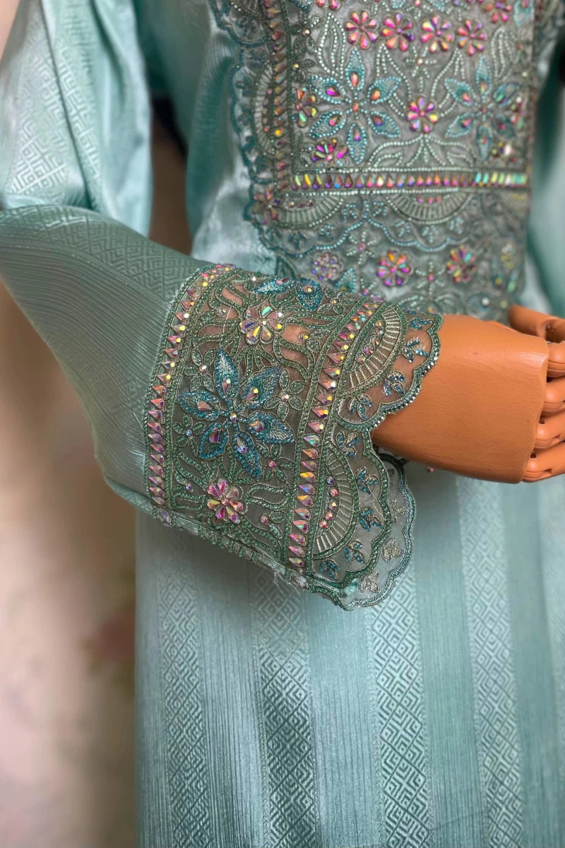 Mukhawar – Turquoise Pâle