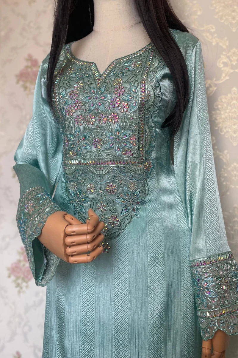 Mukhawar – Turquoise Pâle